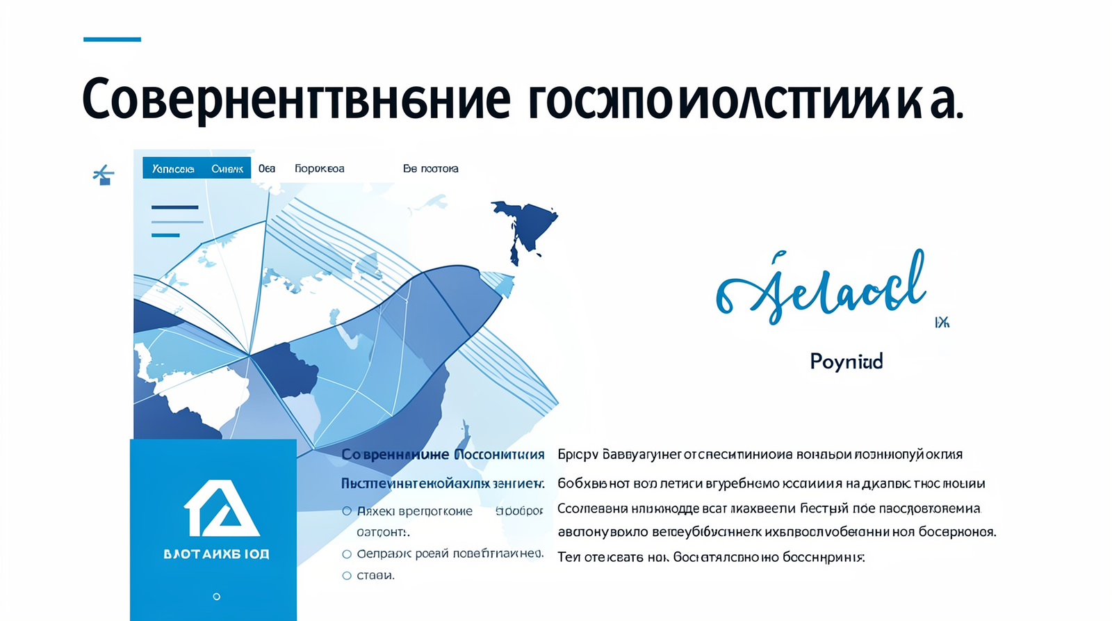 Совершенствование госполитики Р