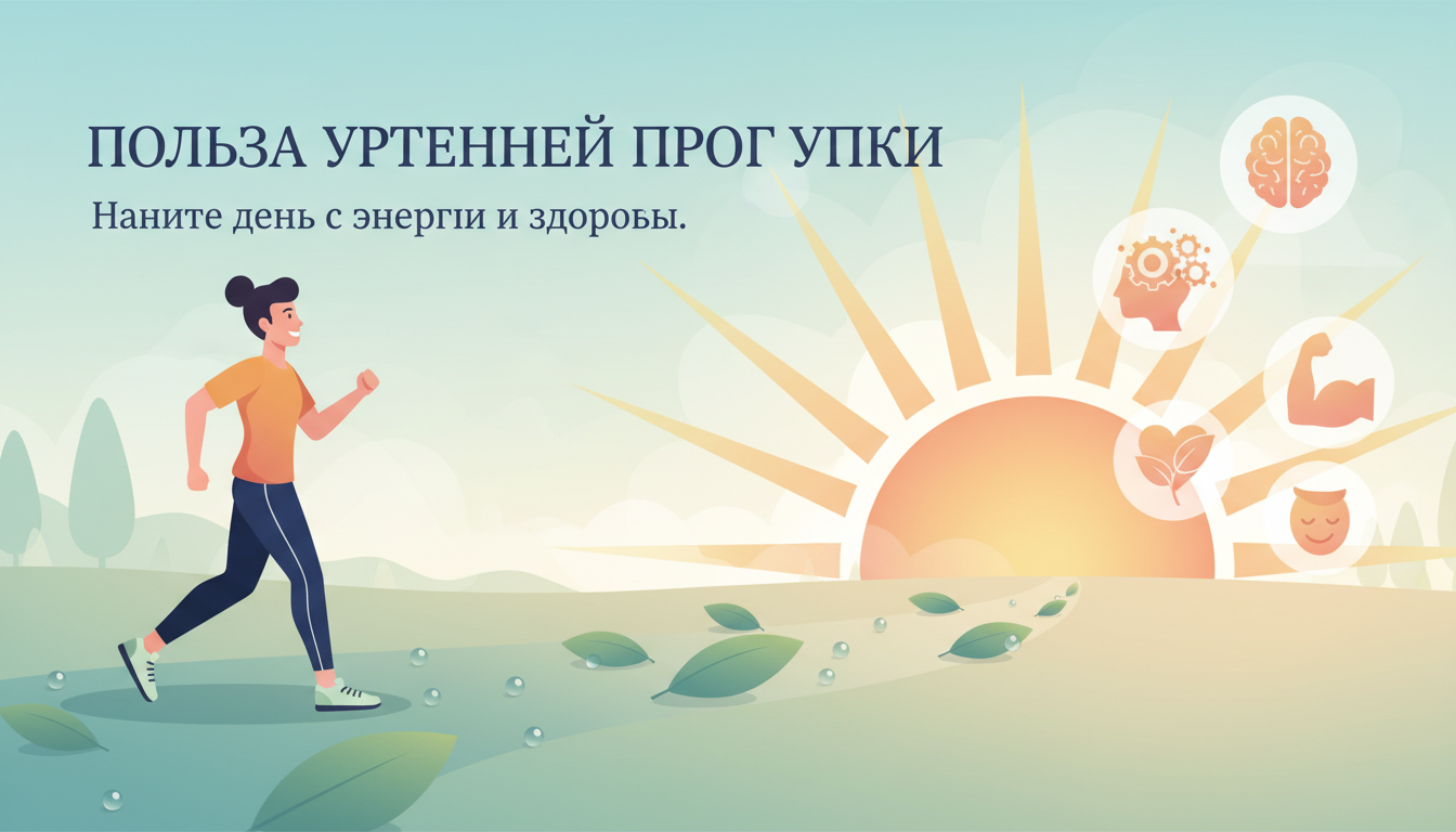 Польза утренней прогулки